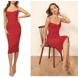 COPY - Isabel dress in cherry by reformation!